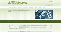 Desktop Screenshot of ehsjobs.org