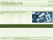 Tablet Screenshot of ehsjobs.org